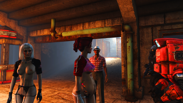 Айви, Vamp с животиком и робот мотоциклист.