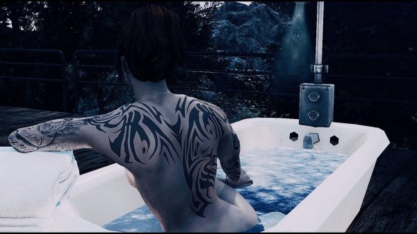 "Принять ванну, выпить чашечку кофе" ;)