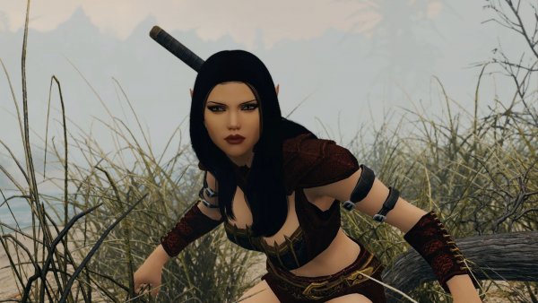 ЭЛЬФАЙНА в засаде.. Skyrim SE (Тропики 7.0)