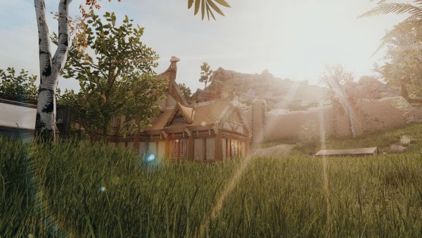 Пейзажи нового поместья.. Skyrim SE (Тропики 7.0)