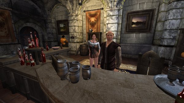 Торговый район, таверна...