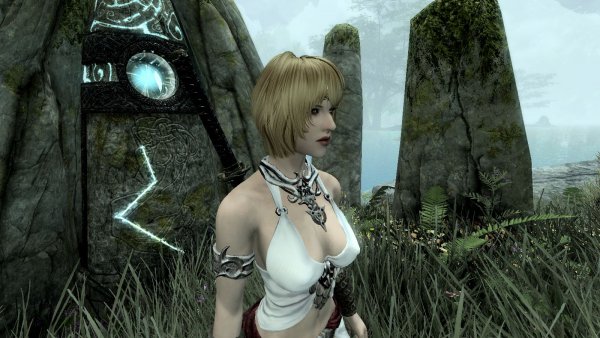 Алессия у камня Девы.. SKYRIM AE