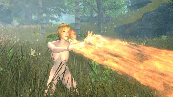 Жаркая женщина ;) SKYRIM AE