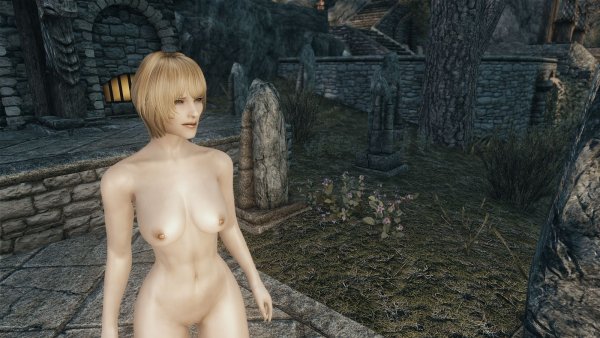 Алессия где то в Солитьюде.. SKYRIM AE (сборка 10)