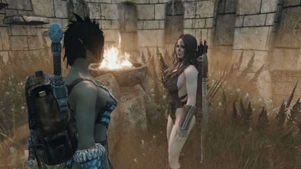 Мирроя и Эйла собрались лезть в гробницу