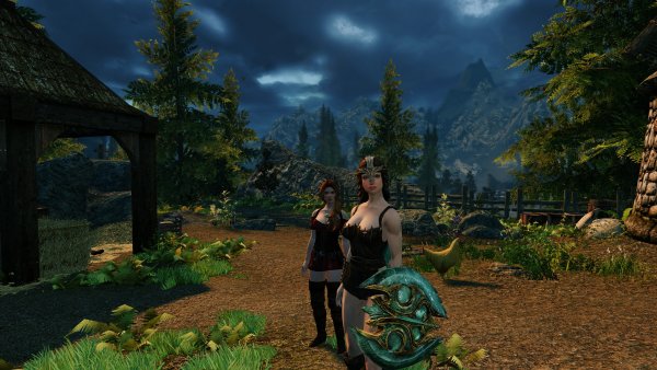 Вилья со щитом и Токаттой (на заднем плане)