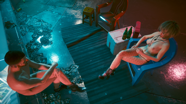 Ви и Мисти ню на крыше.