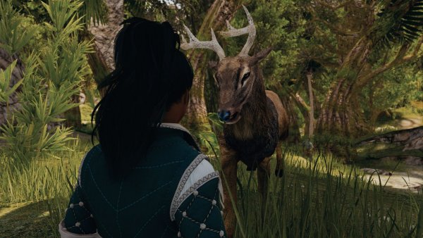 Дориана и олень.. Skyrim SE (Тропики 7.0)