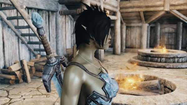 Зашла к ярлу на приём. SKYRIM AE (сборка 10)