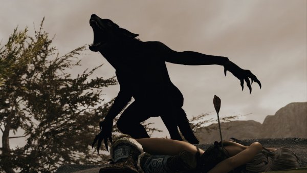 Победный вой оборотня.. SKYRIM AE (сборка 10)