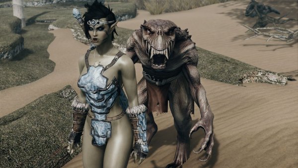 МИРРОЯ и старый даэдрот.. SKYRIM AE (сборка 10)