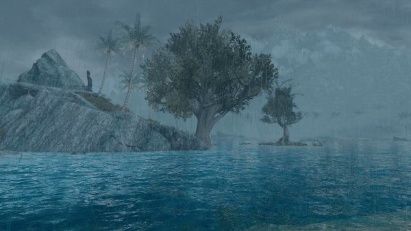 Дождливый пейзаж.. SKYRIM AE (сборка 10)