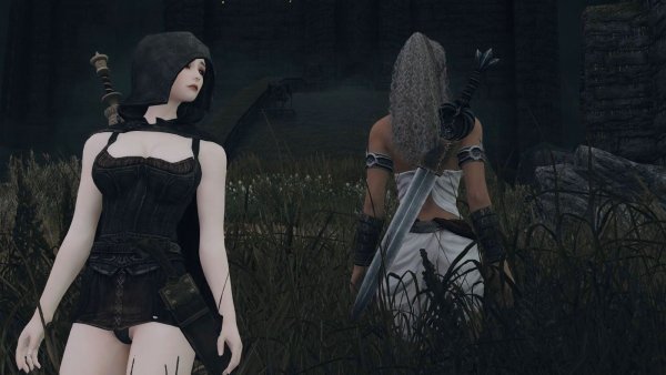 Ника привела Серану к замку.. SKYRIM AE (сборка 10)