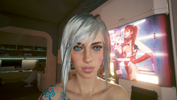 Ви молодая голубоглазая блондинка.