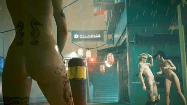 Попа телохранительницы Джуди.