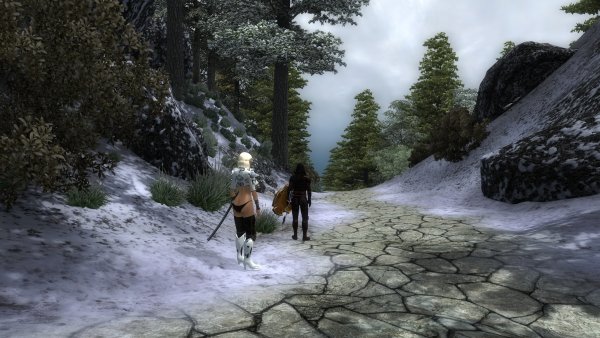 ГГ и Вилья в горах Джерол.