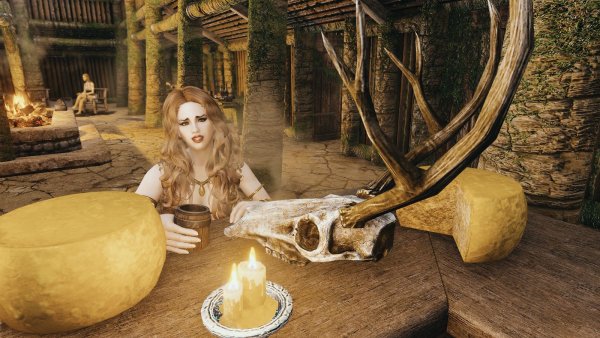 Девица в таверне.. Skyrim SE (Тропики 7.0)