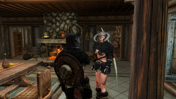 Элька в гостях в Озерном)