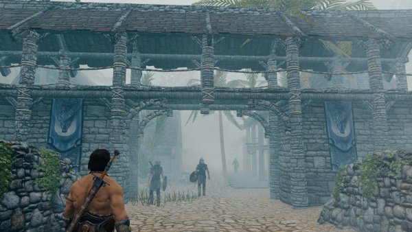 Туманный день.. Skyrim SE (Тропики 7.0)