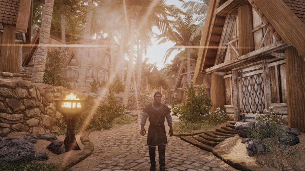 Утро в Вайтране.. Skyrim SE (Тропики 7.0)