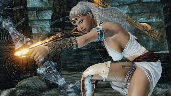 НИКА с луком.. SKYRIM AE (сборка 10)