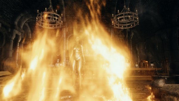 Образ сквозь пламя.. SKYRIM AE (сборка 10)