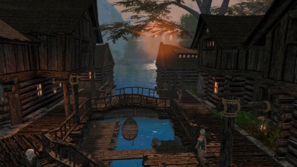 Вечер в Рифтене.. Skyrim SE (сборка 11)