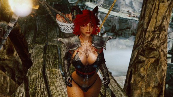 В бандитской пещере.. Skyrim SE (сборка 11)