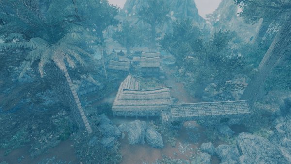 РИВЕРВУД с высоты.. Skyrim SE (сборка 11)