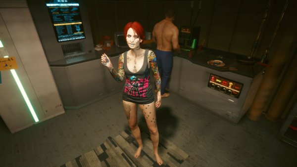 В гостях у Ривера ;) Cyberpunk 2077