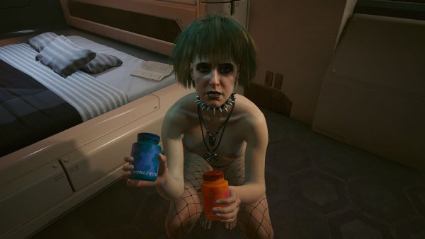 Мисти дает витамины.. Cyberpunk 2077