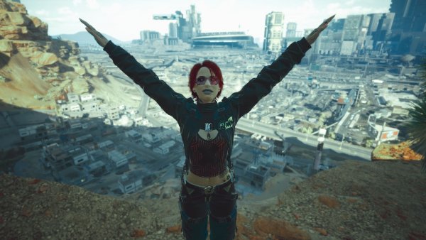 Гдавное, не упасть! ))) Cyberpunk 2077