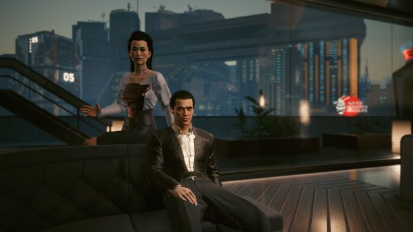 Сенатро с супругой.. Cyberpunk 2077