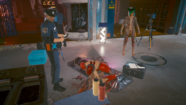 Расследование на месте преступления.