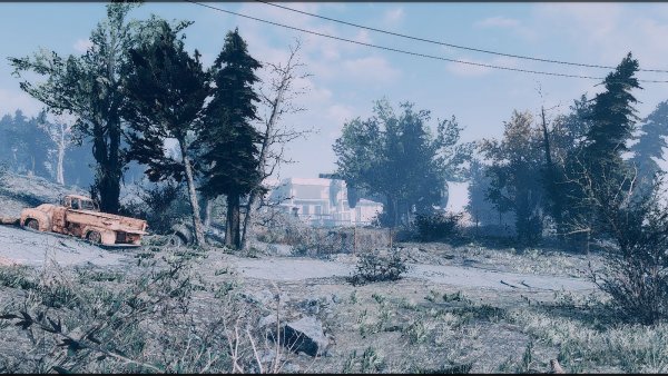 Котедж Клифсайд издалека.. Poselenia Windfire