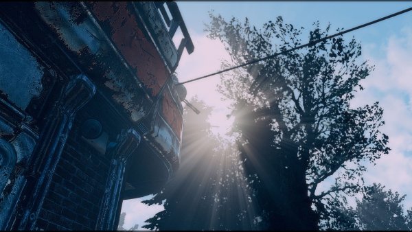 Тема - солнечных лучей.. Fallout-4 (Сборка 7.5)