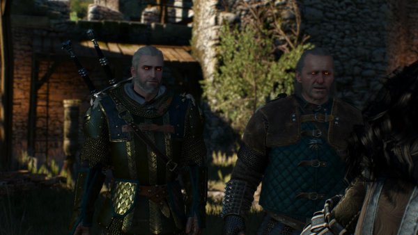 Геральт и Весемир.. Ведьмак III (сборка Торна)