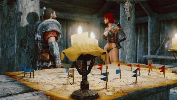 Свеча на имперском столе. Skyrim SE (сборка 11)