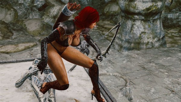 Прошлась по драугру.. Skyrim SE (сборка 11)