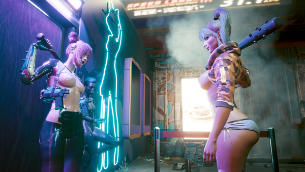 Ви:-"Так чем ты хотела померится - битами, бюстом или попами?".