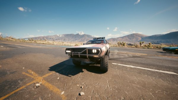 небо... Cyberpunk 2077