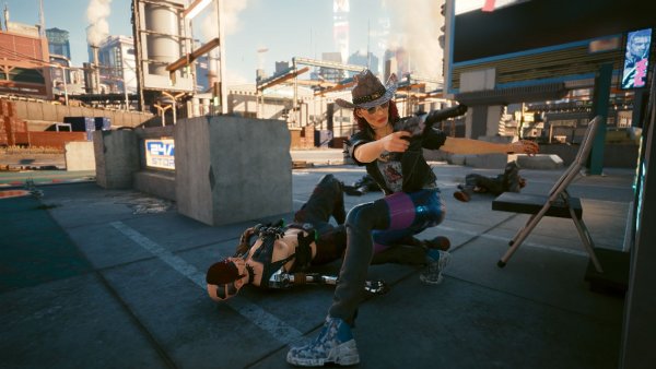 Ви зачищает периметр.. Cyberpunk 2077 глазами Windfire