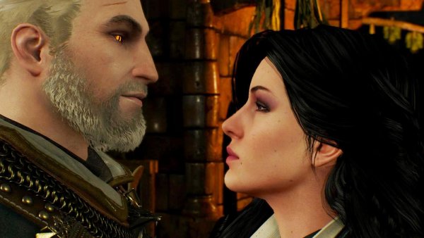 Геральт и Йеннифер.. Ведьмак III (сборка Торна)