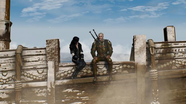 Йенн и Геральт.. Ведьмак III (сборка Торна)