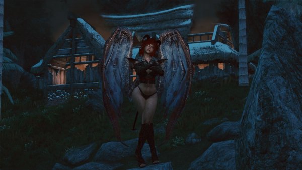 Корти возле зала Дозорных.. Skyrim SE (сборка 11)