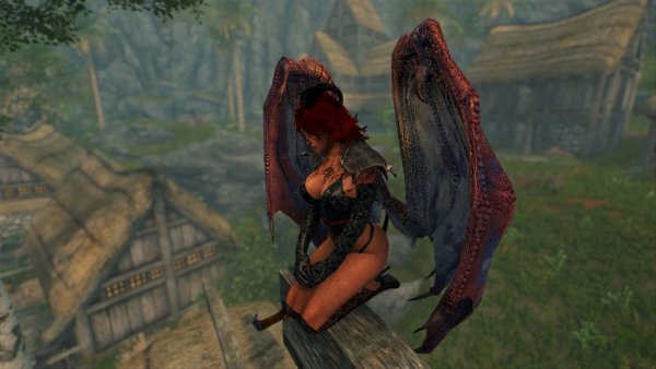 Приглядывет за смертными.. Skyrim SE (сборка 11)