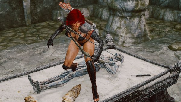 Корти в гробнице.. Skyrim SE (сборка 11)