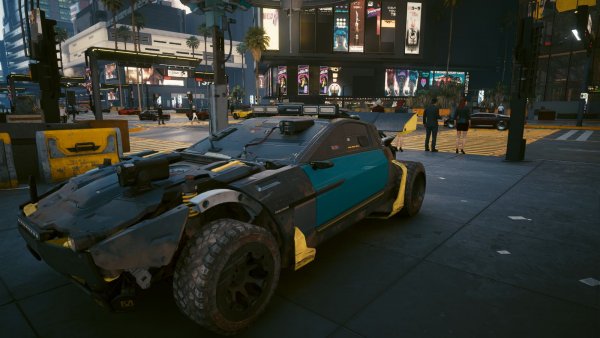 В центре города.. Cyberpunk 2077 глазами Windfire