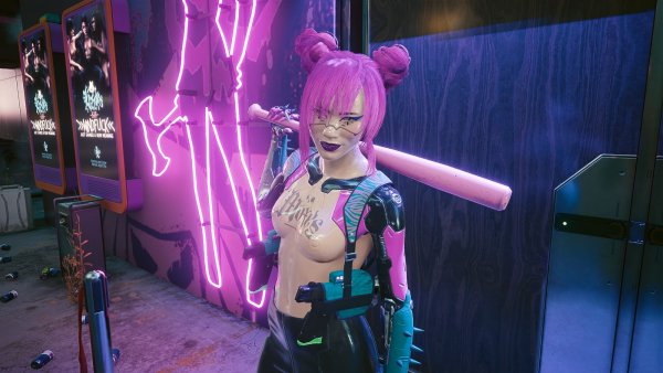 Шэльмы сняли майки ;) Cyberpunk 2077