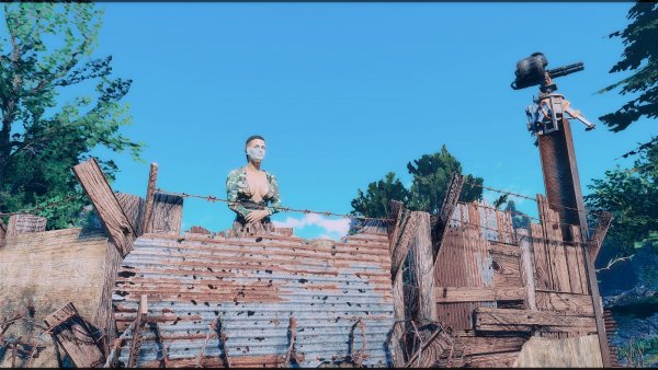 Стражница поселения.. Poselenia Windfire Fallout-4